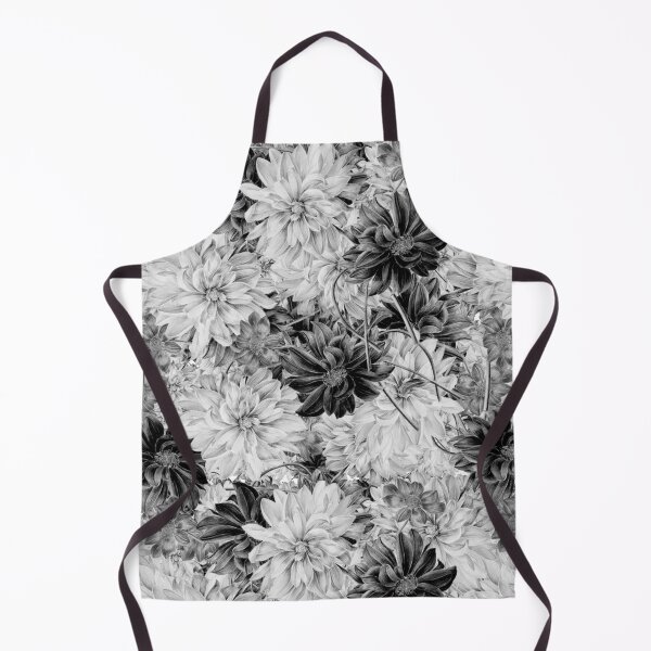 Item preview, Classic Black and White Vintage Flowers designed and sold by PatternTitan.