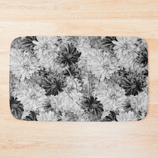 Item preview, Classic Black and White Vintage Flowers  designed and sold by PatternTitan.