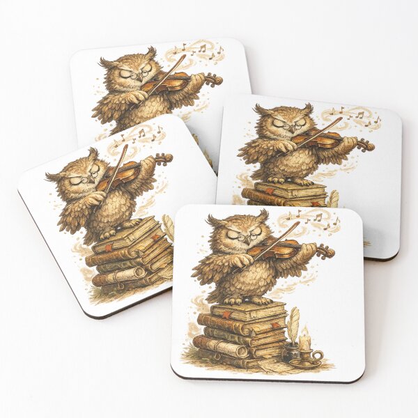 Item preview, Wise Owl Violinist designed and sold by photoparadise22.