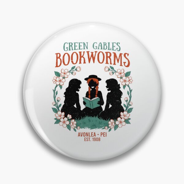 Artikelvorschau, Green Gables Bookworms Avonlea PEI Est 1908 Literary Club entworfen und verkauft von Fenay Designs.