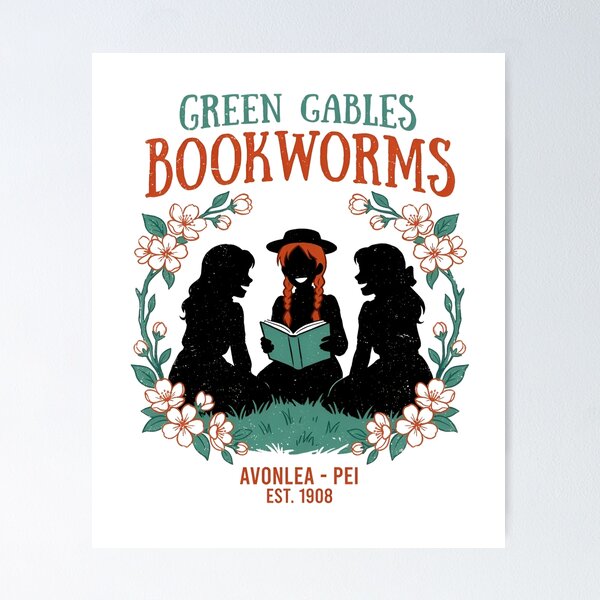 Item preview, Green Gables Bookworms Avonlea PEI Est 1908 Literary Club designed and sold by Fenay Designs.