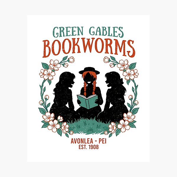 Item preview, Green Gables Bookworms Avonlea PEI Est 1908 Literary Club designed and sold by Fenay Designs.