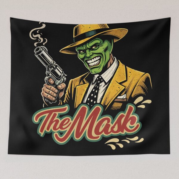 Item preview, Vintage Green Gangster Cartoon Streetwear Design designed and sold by Prestige Parlor.