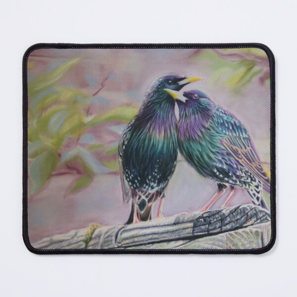 Item preview, Starlings on the fence designed and sold by tigerr.
