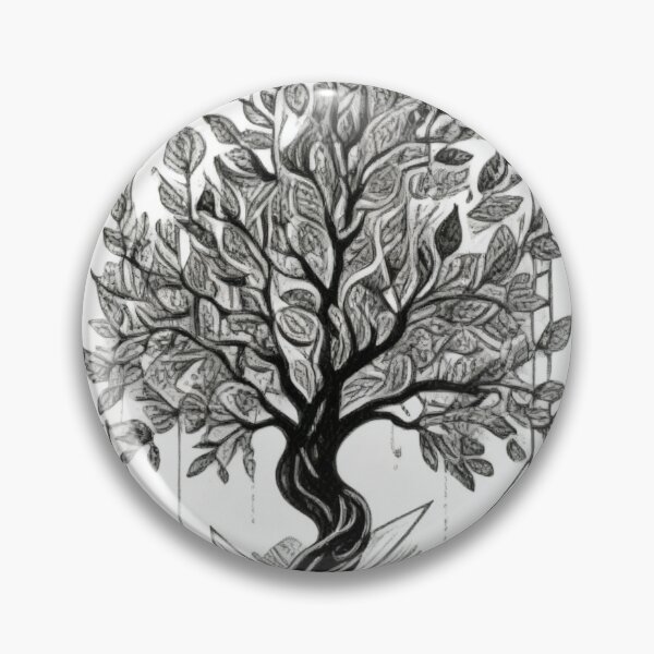 Item preview, Tree with black and white roots designed and sold by SlaoVance.
