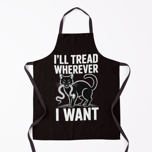 Item preview, I'll Tread Wherever I Want – Crazy Cat Lady Funny Cat Quote designed and sold by Redgiant87x.