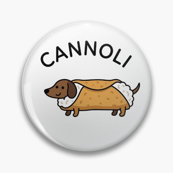Item preview, Cannoli – Funny Dachshund Food Pun Design designed and sold by aiqdelicia.
