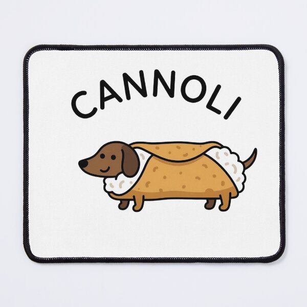 Item preview, Cannoli – Funny Dachshund Food Pun Design designed and sold by aiqdelicia.