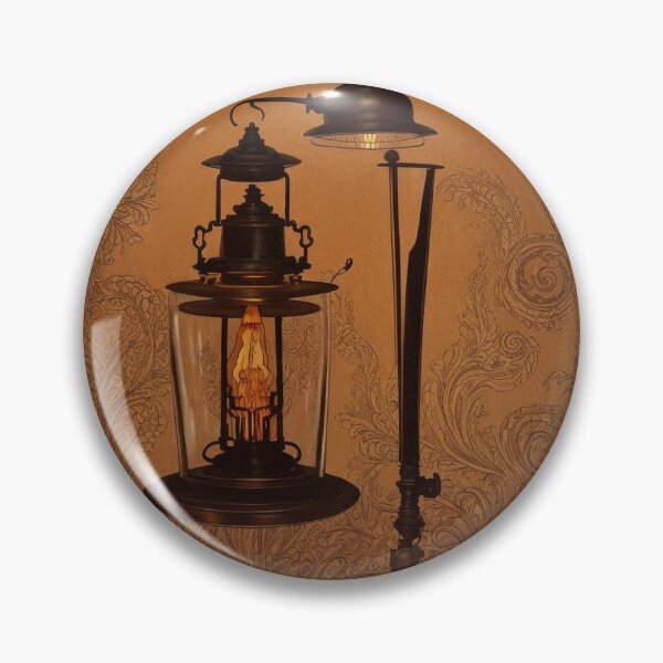 Item preview, Vintage Oil Lamp Ornamental Antique Illustration designed and sold by IosArt.
