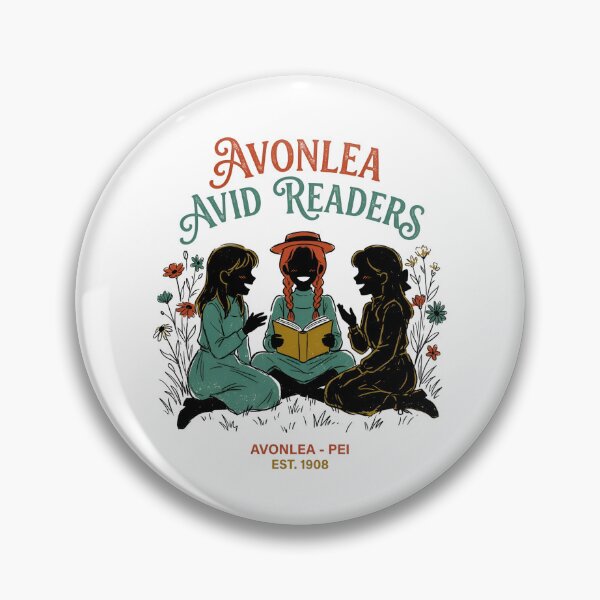 Artikelvorschau, Avonlea Avid Readers PEI Est 1908 Green Gables Book Club entworfen und verkauft von Fenay Designs.