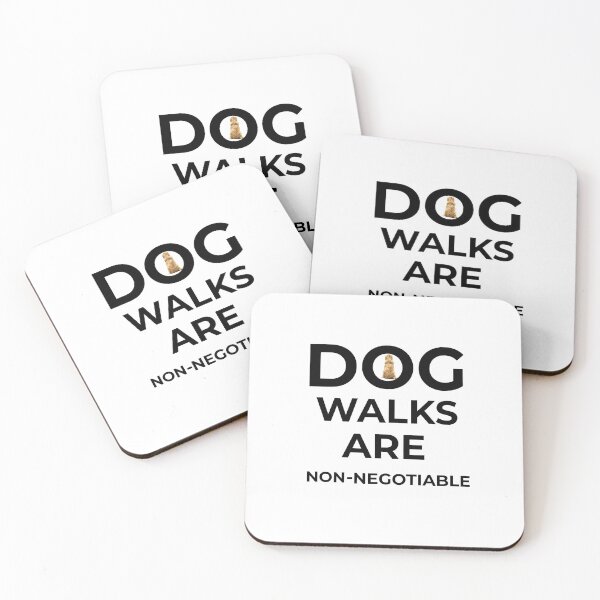 Item preview, Dog Walks Are Non-Negotiable designed and sold by FWAHAB.