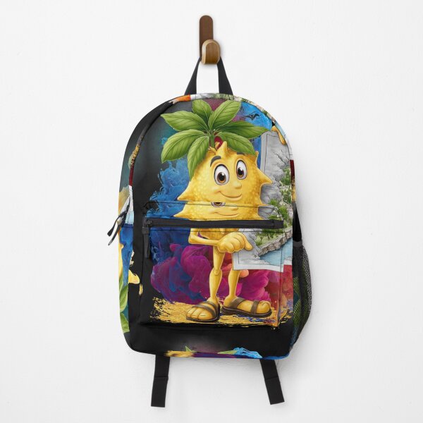 Item preview, Cute Pineapple Character Holding Map | Funny Tropical Fruit Cartoon designed and sold by ChenEngEng.