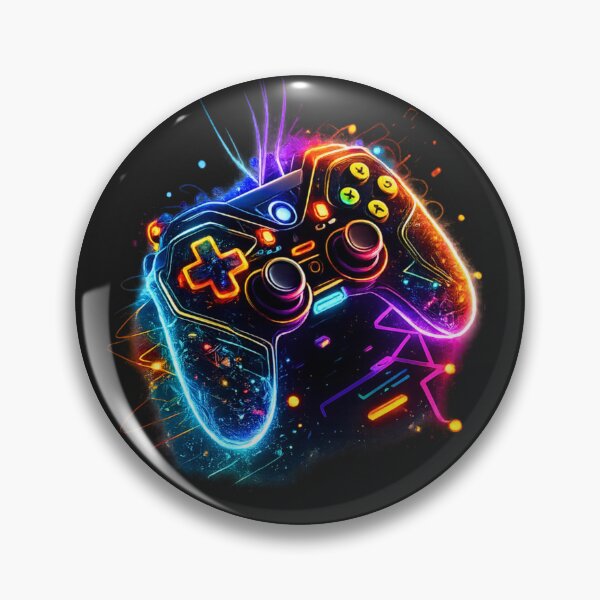 Item preview, Game On Gaming Controller Neon Design designed and sold by Gezonde-Voeding.