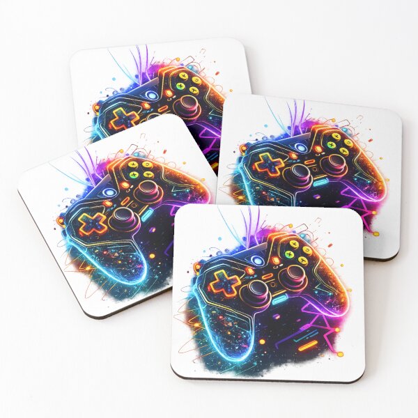 Item preview, Game On Gaming Controller Neon Design designed and sold by Gezonde-Voeding.