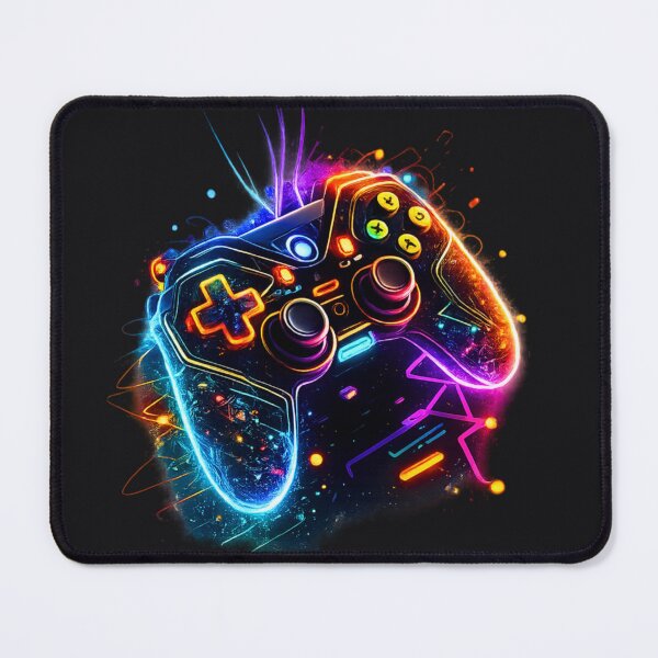 Item preview, Game On Gaming Controller Neon Design designed and sold by Gezonde-Voeding.