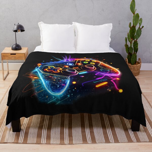 Item preview, Game On Gaming Controller Neon Design designed and sold by Gezonde-Voeding.