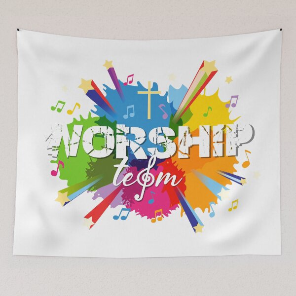 Item preview, Worship team - creative logo. Christian t-shirt or apparel design designed and sold by Koltukovs.