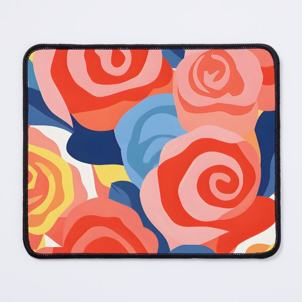 Item preview, Abstract floral illustration with overlapping roses  designed and sold by Artify Walls.