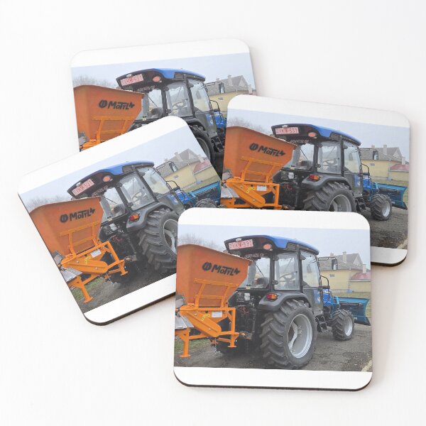 Item preview, Blue Tractor with Orange Spreader in Farm Yard designed and sold by Buf79.