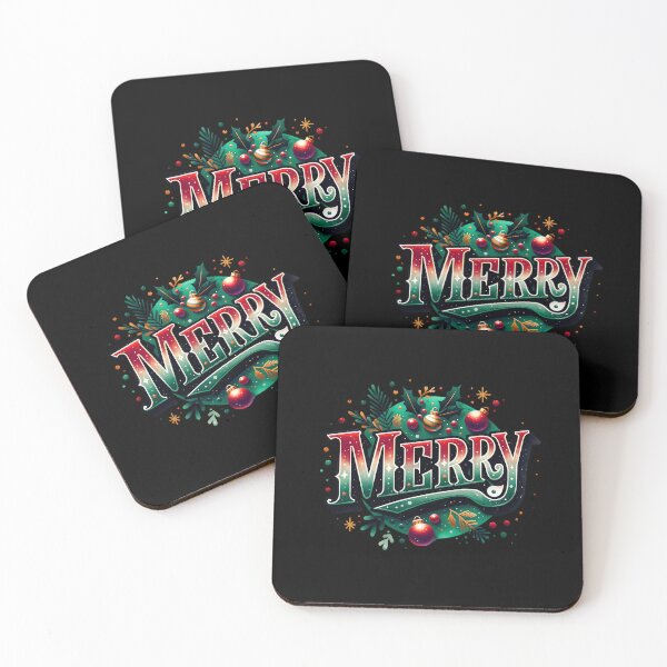 Item preview, Merry Christmas Vintage Typography – Varsity Holiday Art designed and sold by artedigital99.
