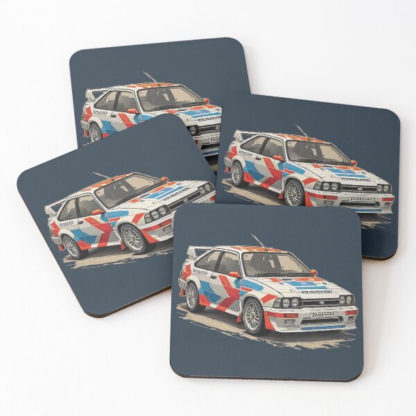 Item preview, Geometric Classic Rally Hatchback Car Art designed and sold by Tklezardesigns.