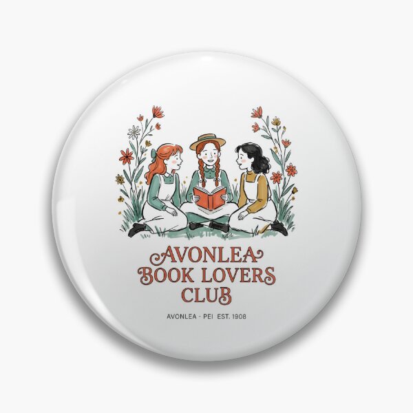 Artikelvorschau, Avonlea Book Lovers Club PEI Est 1908 Anne Shirley Silhouette entworfen und verkauft von Fenay Designs.