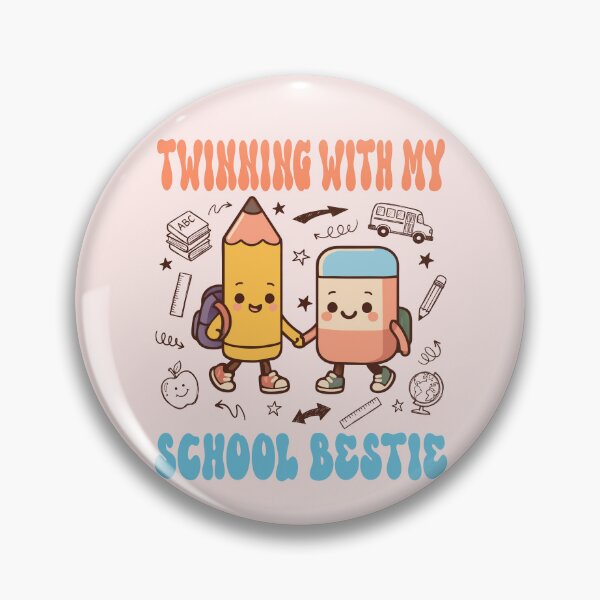 Item preview, Twinning with My School Bestie Cute Matching Friend Twin Day designed and sold by Colorfulman.