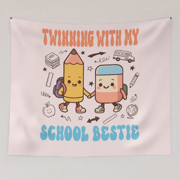 Item preview, Twinning with My School Bestie Cute Matching Friend Twin Day designed and sold by Colorfulman.
