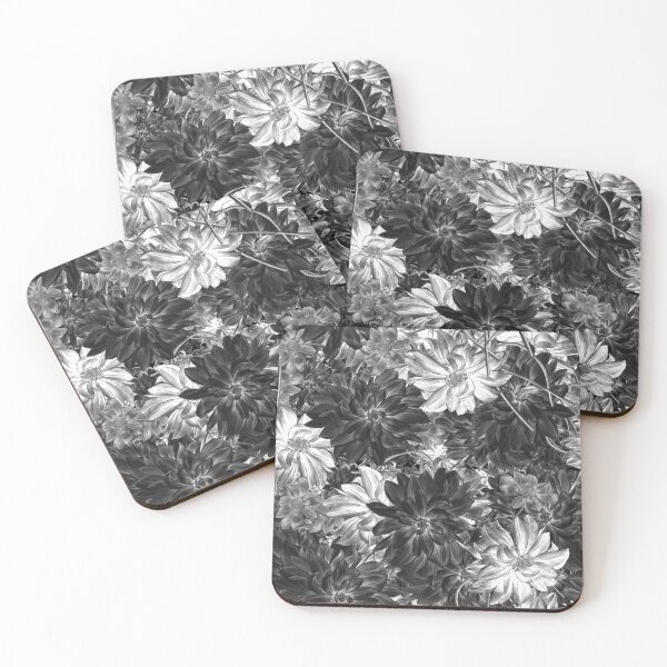 Item preview, Inverse Classic Black and White Vintage Flowers  designed and sold by PatternTitan.