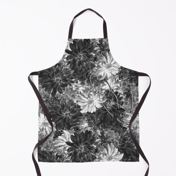 Item preview, Inverse Classic Black and White Vintage Flowers designed and sold by PatternTitan.