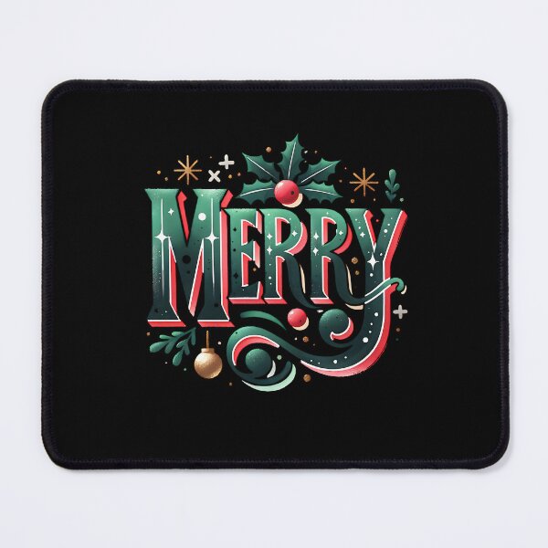 Item preview, Merry Christmas Retro Varsity – Vintage Holiday Typography designed and sold by artedigital99.