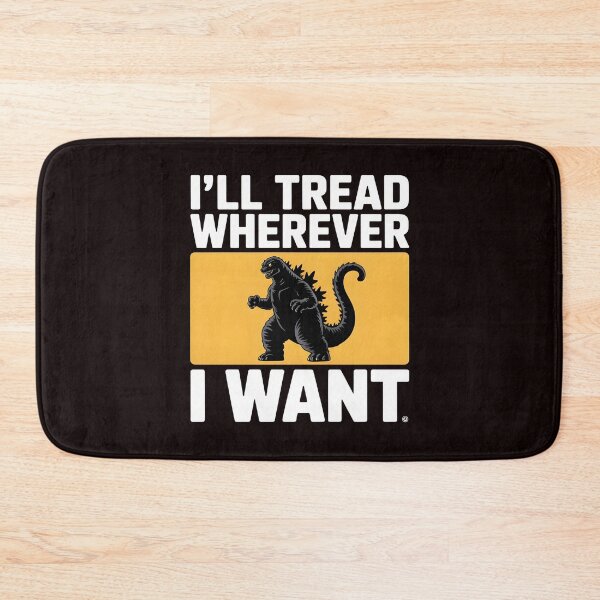 Item preview, I'll Tread Wherever I Want – Cat Lovers Funny Quote Design designed and sold by Redgiant87x.