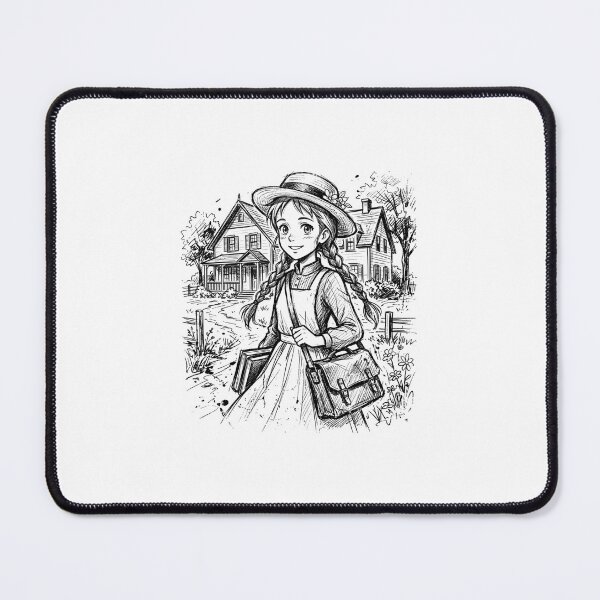 Item preview, Anne Of Green Gables Vintage House Sketch Illustration designed and sold by Fenay Designs.