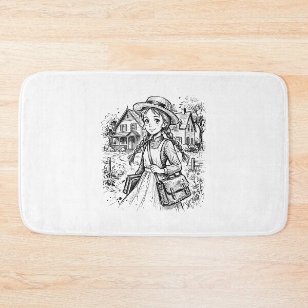 Item preview, Anne Of Green Gables Vintage House Sketch Illustration designed and sold by Fenay Designs.