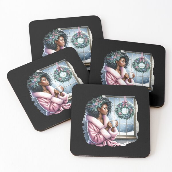 Item preview, African American Christmas Graphic – Watercolor Holiday Art designed and sold by artedigital99.