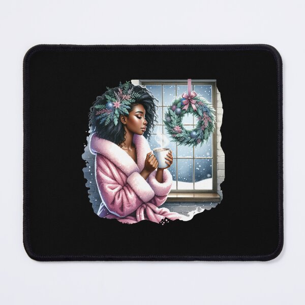 Item preview, African American Christmas Graphic – Watercolor Holiday Art designed and sold by artedigital99.