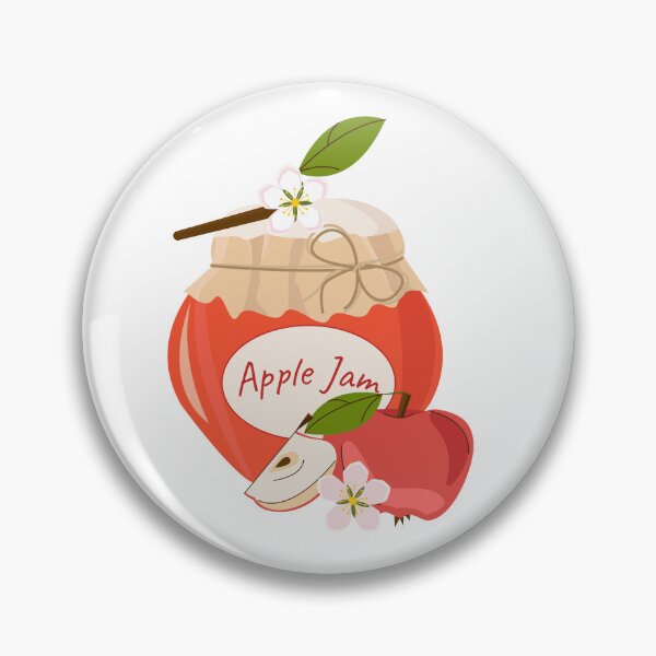Item preview, Apple Jam Jar Sticker, Homemade, Cottagecore, Recipe Journal Aesthetic designed and sold by burmacat.