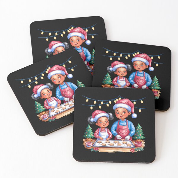 Item preview, Black Santa Christmas Watercolor – Festive Holiday Illustration designed and sold by artedigital99.
