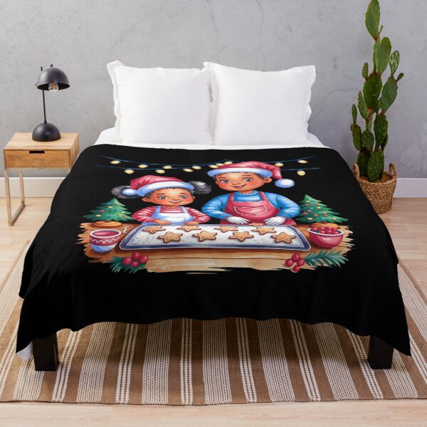 Item preview, Black Santa Christmas Watercolor – Festive Holiday Illustration designed and sold by artedigital99.
