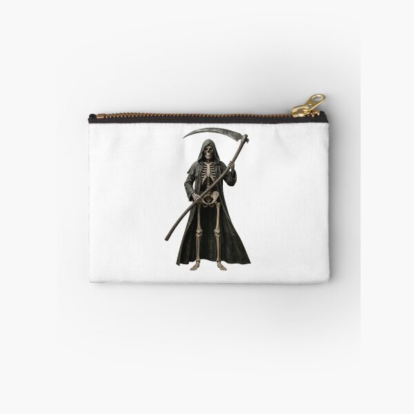 Item preview, Grim Reaper Skeleton with Scythe – Dark Hooded Death Skull Gothic Design designed and sold by Cauldron Crafts.