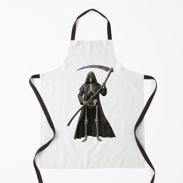 Item preview, Grim Reaper Skeleton with Scythe – Dark Hooded Death Skull Gothic Design designed and sold by Cauldron Crafts.