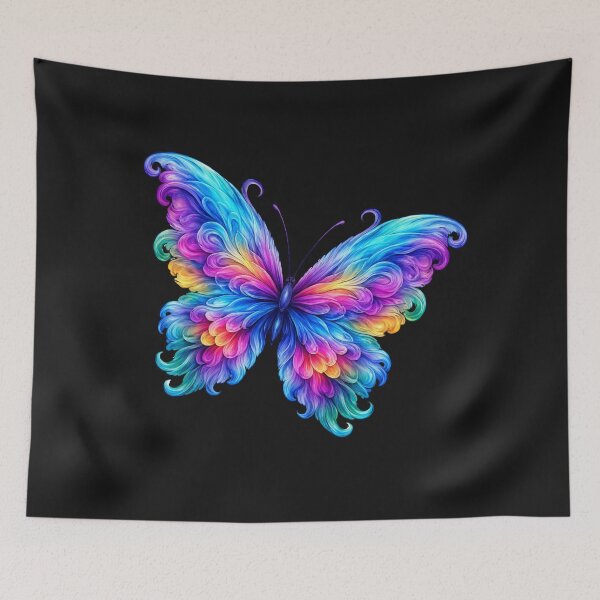 Item preview, Colorful Rainbow Butterfly Fantasy Design designed and sold by Gezonde-Voeding.