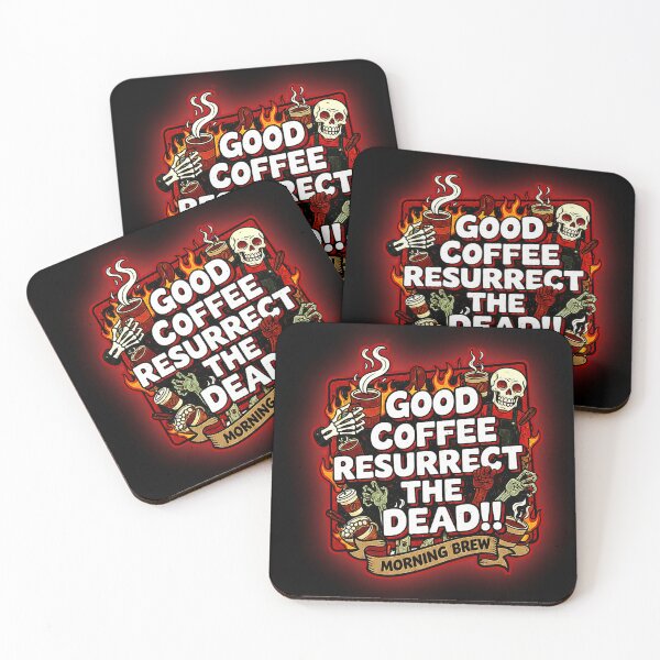 Item preview, Funny GOOD COFFEE RESURRECT THE DEAD!! MORNING BREW! designed and sold by Giulivo Store Graphic.