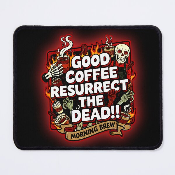 Item preview, Funny GOOD COFFEE RESURRECT THE DEAD!! MORNING BREW! designed and sold by Giulivo Store Graphic.