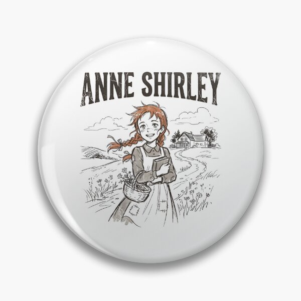 Item preview, Anne Shirley Green Gables House Vintage Distressed Bookworm designed and sold by Fenay Designs.