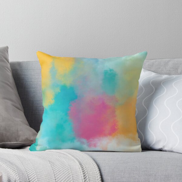 Item preview, Colourful Rainbow Brush Strokes Abstract | Vibrant Watercolour Art designed and sold by Brightful Creations .