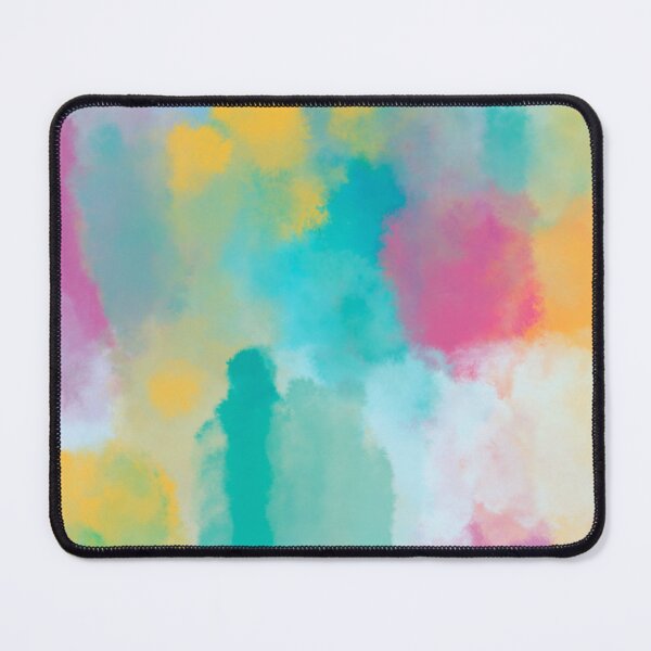 Item preview, Colourful Rainbow Brush Strokes Abstract | Vibrant Watercolour Art designed and sold by Brightful Creations .