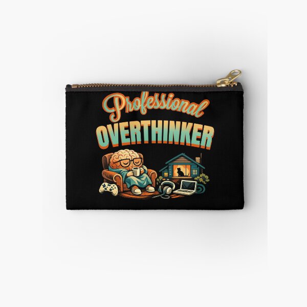 Item preview, Professional Overthinker Funny Introvert Humor Overthinking Meme Design designed and sold by Nubrixa-Studio.