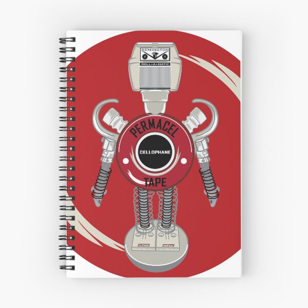 Item preview, "Funk-O-Naut" Upcycled Robot Illustration designed and sold by Spokelore.