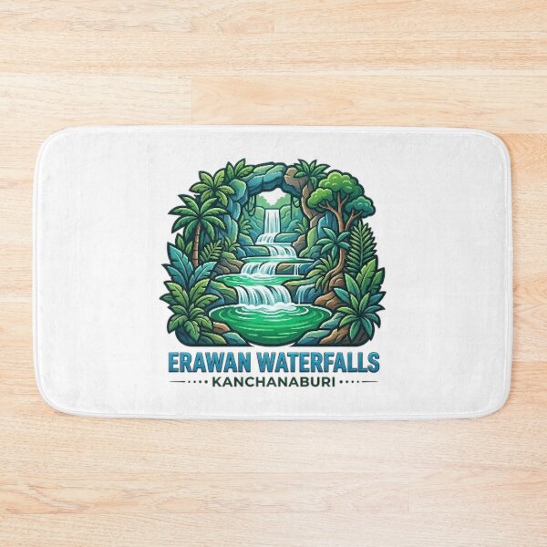 Item preview, ERAWAN WATERFALLS, KANCHANABURI designed and sold by likbatonboot.